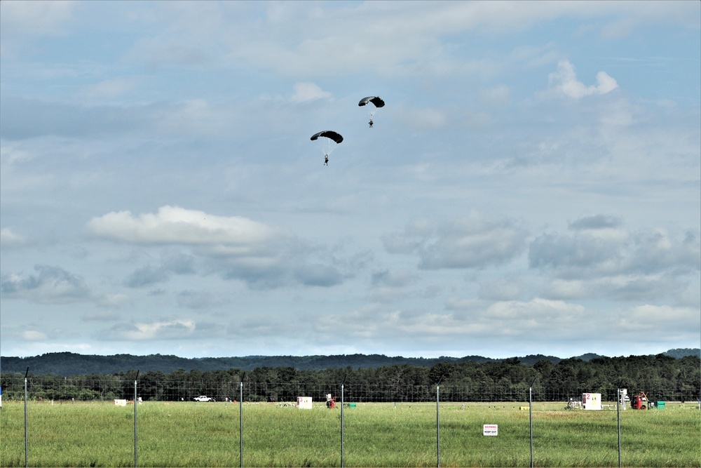 Special operations Airmen conducts airborne insertion for Patriot North 2019 exercise at Fort McCoy