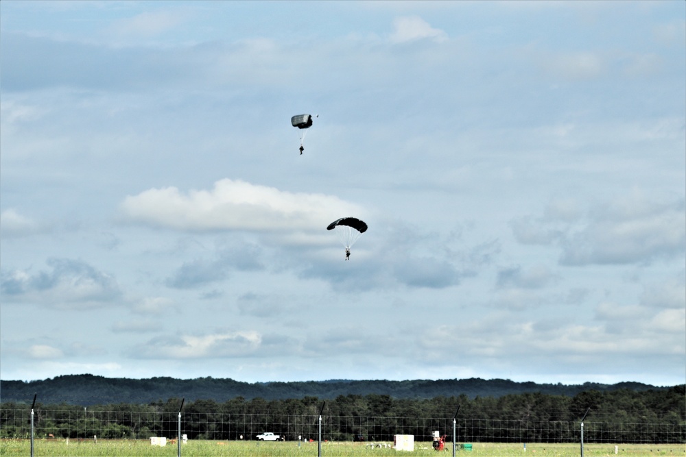 Special operations Airmen conducts airborne insertion for Patriot North 2019 exercise at Fort McCoy