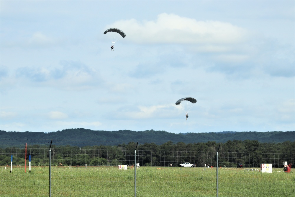 Special operations Airmen conducts airborne insertion for Patriot North 2019 exercise at Fort McCoy