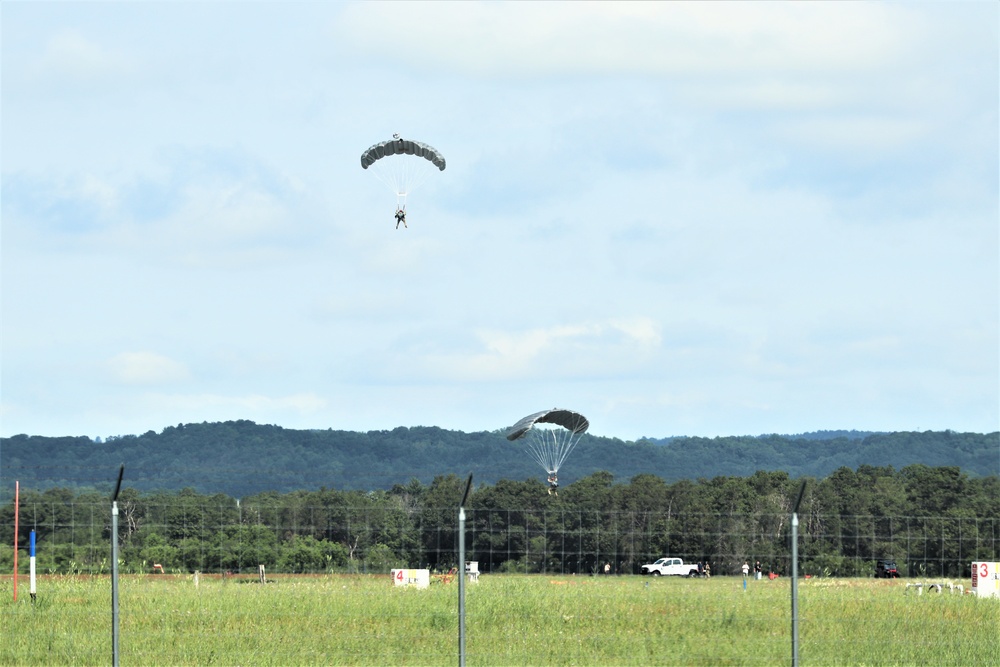 Special operations Airmen conducts airborne insertion for Patriot North 2019 exercise at Fort McCoy