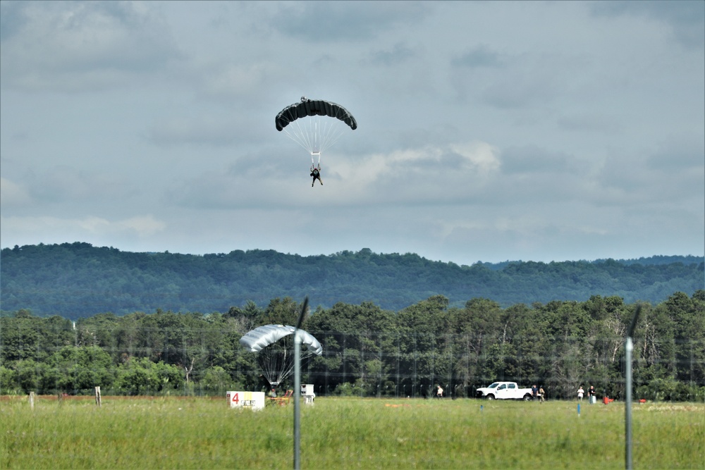 Special operations Airmen conducts airborne insertion for Patriot North 2019 exercise at Fort McCoy