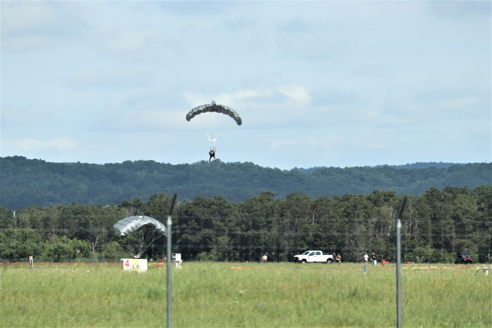 Special operations Airmen conducts airborne insertion for Patriot North 2019 exercise at Fort McCoy