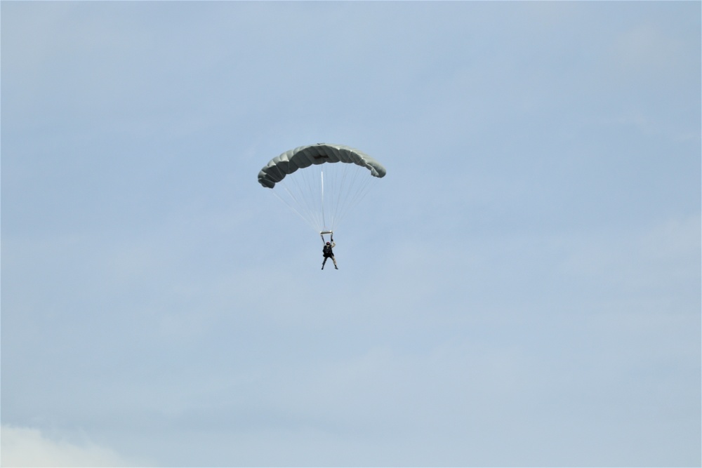 Special operations Airmen conducts airborne insertion for Patriot North 2019 exercise at Fort McCoy