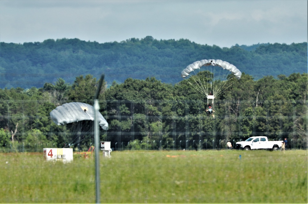 Special operations Airmen conducts airborne insertion for Patriot North 2019 exercise at Fort McCoy