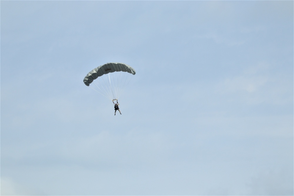 Special operations Airmen conducts airborne insertion for Patriot North 2019 exercise at Fort McCoy
