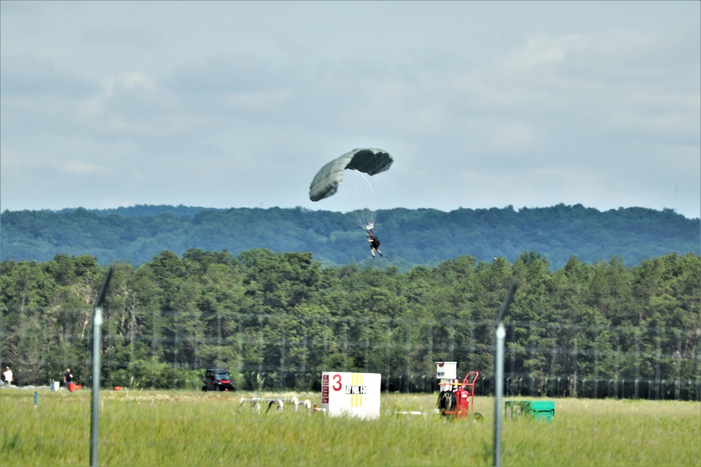 Special operations Airmen conducts airborne insertion for Patriot North 2019 exercise at Fort McCoy
