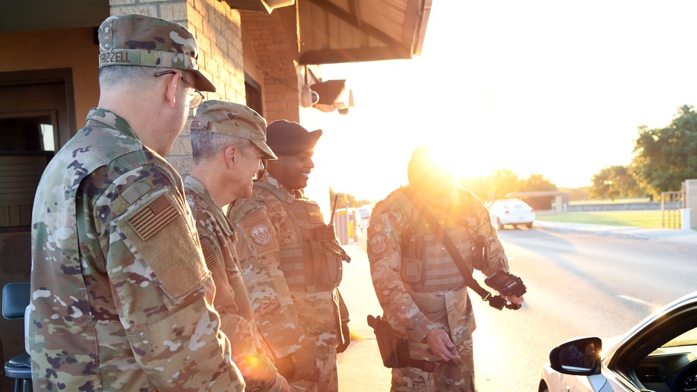 59th Medical Wing Commander Visits 802nd Security Forces Members