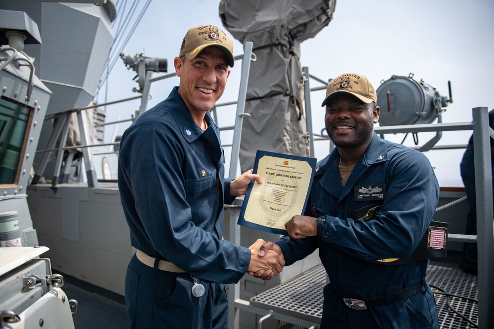 USS Porter (DDG 68) Champion of the Week