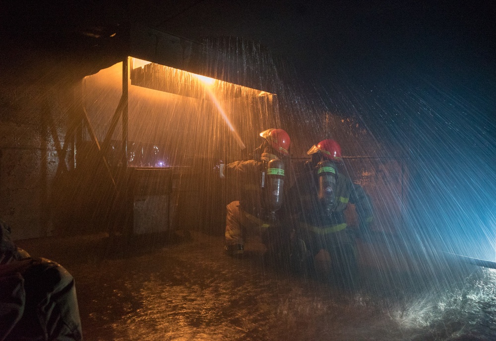 Shipboard Firefighting Training