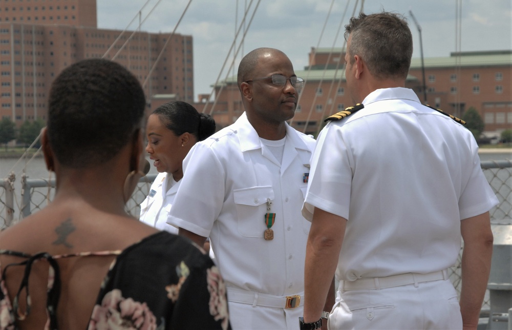 Naval Museum hosts a commissioning ceremony for VFA-37