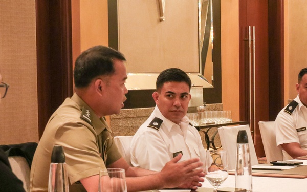 Hawaii National Guard and the Armed Forces of the Philippines enhance their relationship during an information exchange.