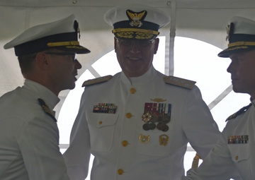 Coast Guard Cutter Campbell holds change-of-command ceremony