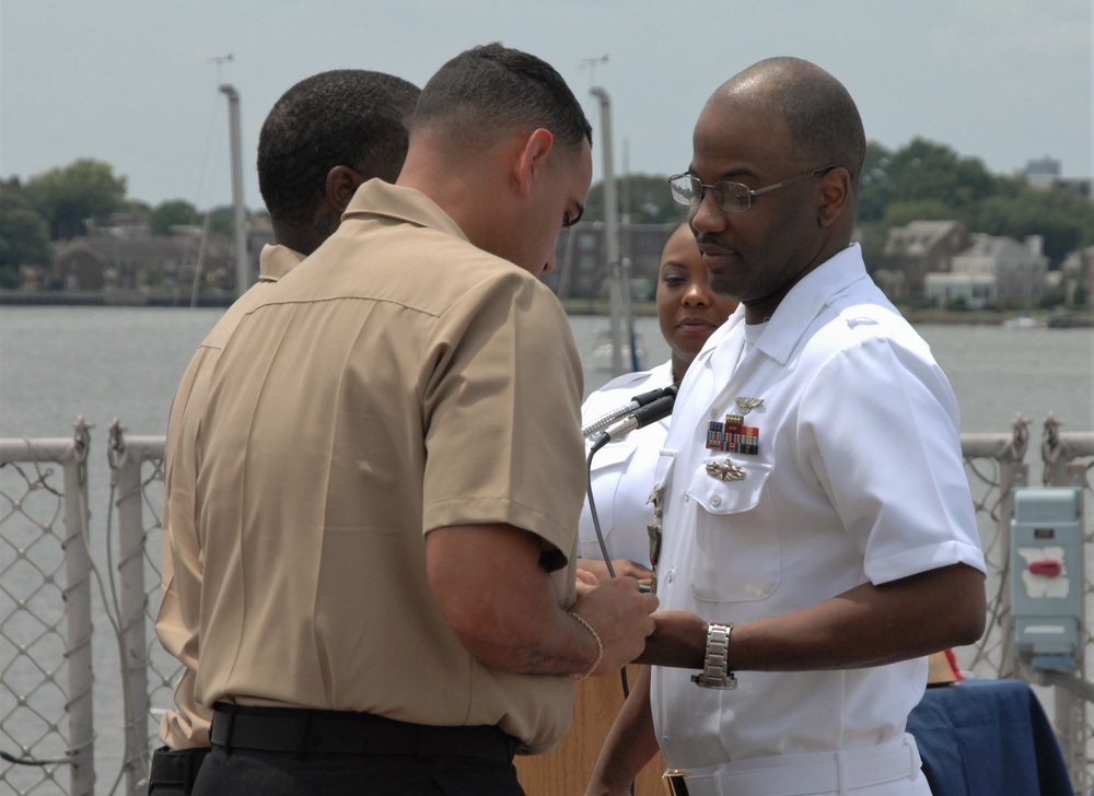 Naval Museum hosts a commissioning ceremony