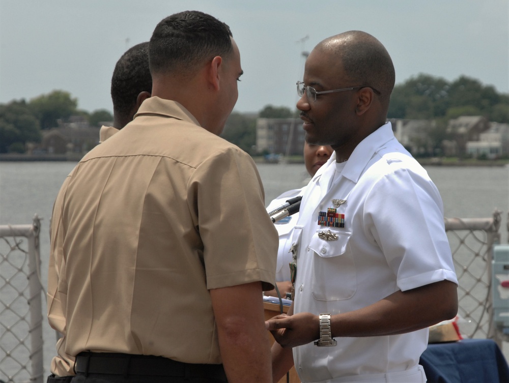 Naval Museum hosts a commissioning ceremony