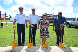 Coast Guard conducts groundbreaking for new Fast Response Cutter support building in Guam