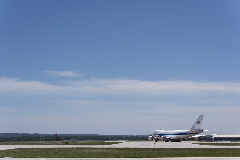 E-4B National Airborne Operations Center Takeoff