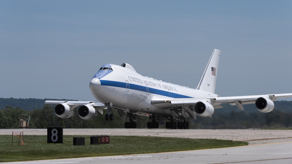 E-4B National Airborne Operations Center Takeoff