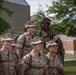 Marine Corps officer candidates meet their sergeant instructors
