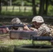 Marine Corps officer candidates practice fire and movement drills