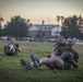 Marine Corps officer candidates run the Muscle Endurance Course