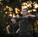 Marine Corps officer candidates run the Muscle Endurance Course