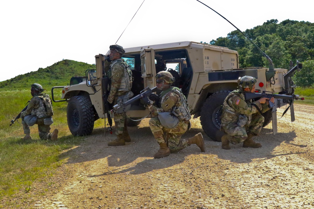716th Quartermaster Company, Jersey City, New Jersey, during Global Medic training lanes at Ft. McCoy, Wis.