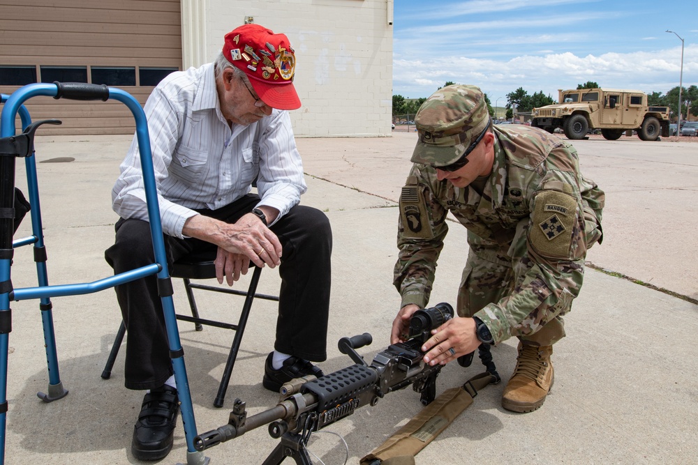 WWII veterans visit Fort Carson