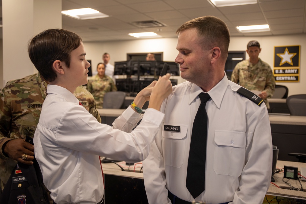 1st TSC Hosts a Promotion Ceremony
