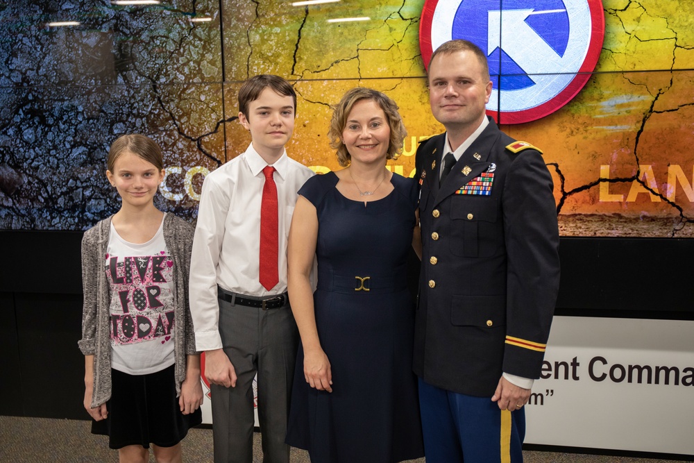 1st TSC Hosts a Promotion Ceremony