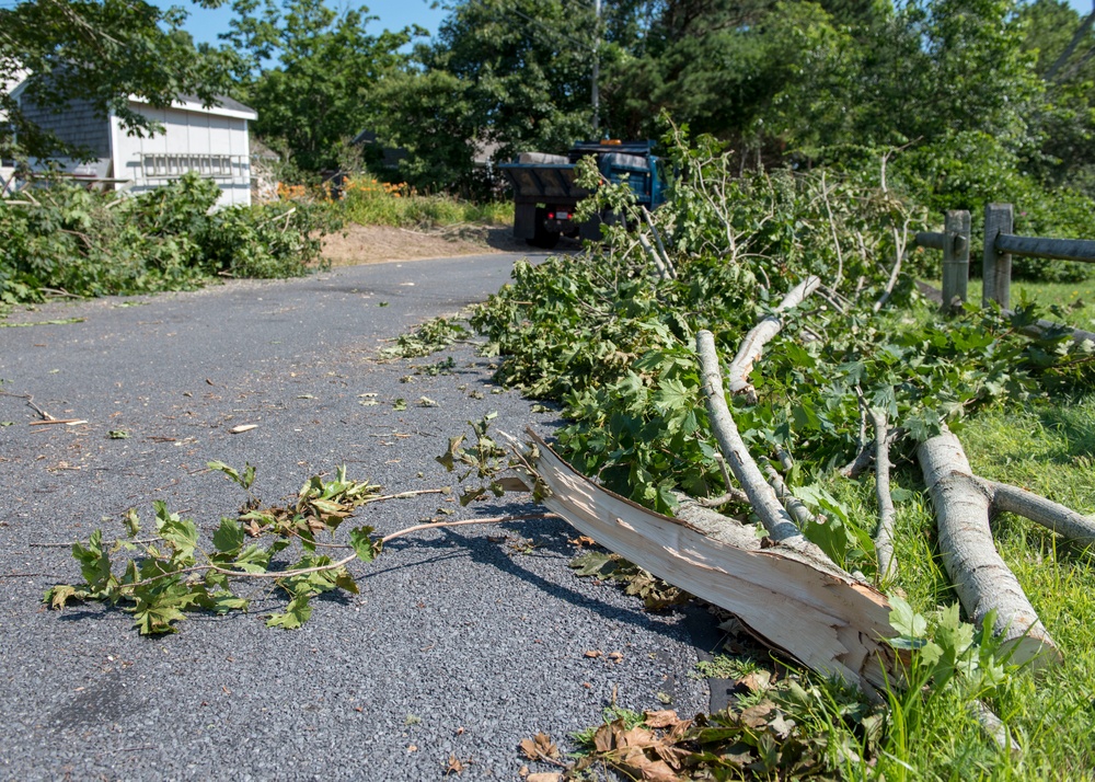 102nd Civil Engineers mobilize to assist tornado cleanup on Cape Cod