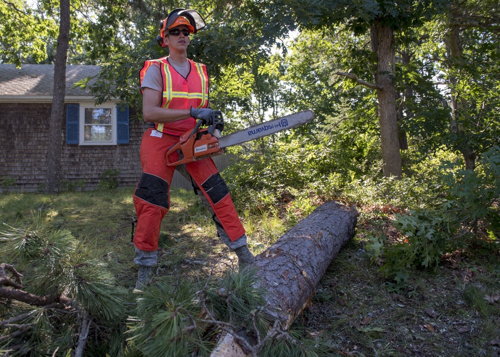 102nd Civil Engineers mobilize to assist tornado cleanup on Cape Cod