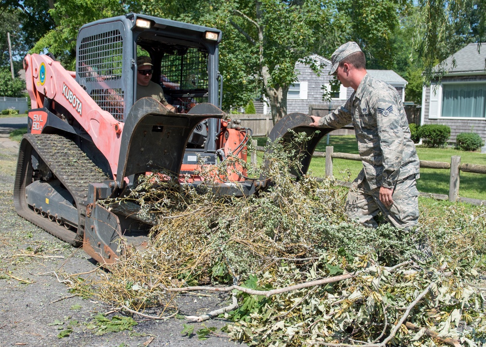 102nd Civil Engineers mobilize to assist tornado cleanup on Cape Cod