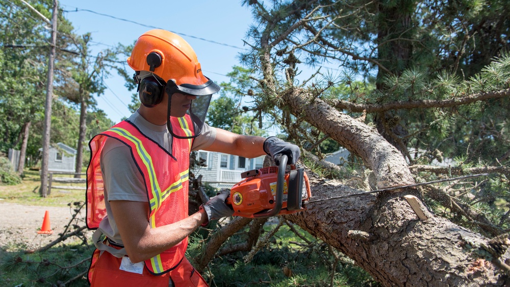 102nd Civil Engineers mobilize to assist tornado cleanup on Cape Cod