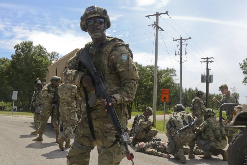 716th Quartermaster Company, Jersey City, New Jersey, during Global Medic