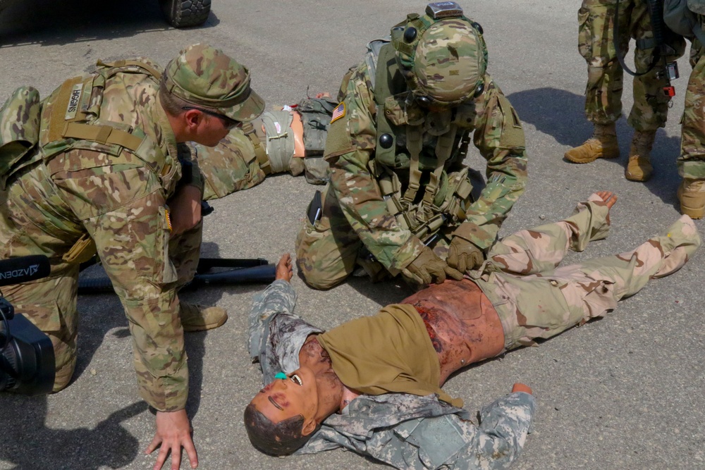 716th Quartermaster Company, Jersey City, New Jersey, during Global Medic