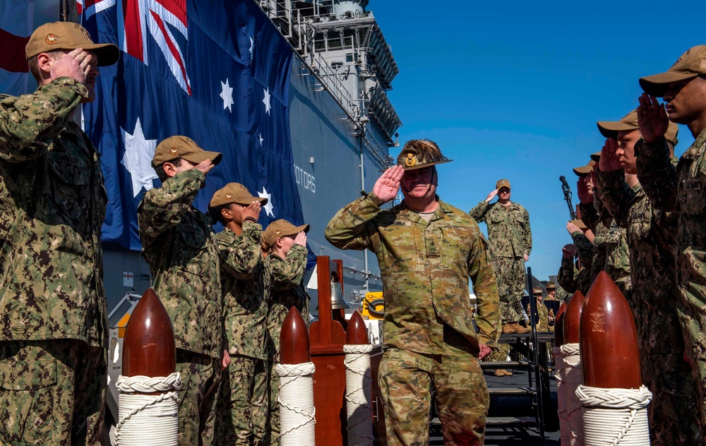 Talisman Sabre 2019 Concludes with Ceremony Aboard ESG Flagship