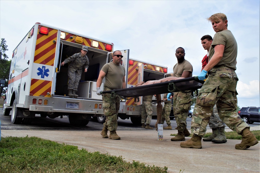 Medical mass casualty response exercise at Northern Strike 19