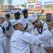 USS St. Louis Sailors at Busch Stadium