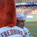 USS St. Louis Sailors at Busch Stadium