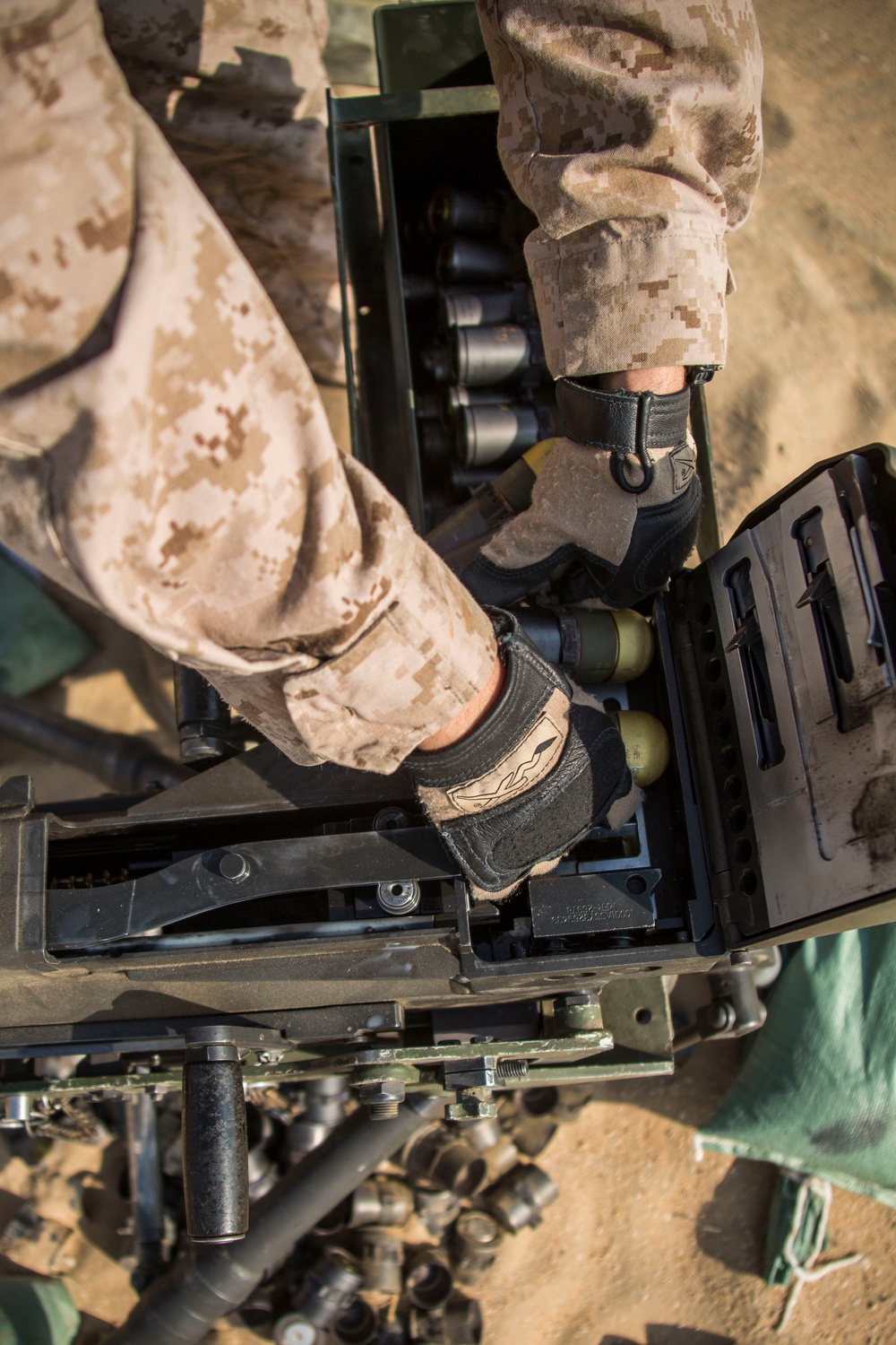 Marines and Their Grenade Launchers