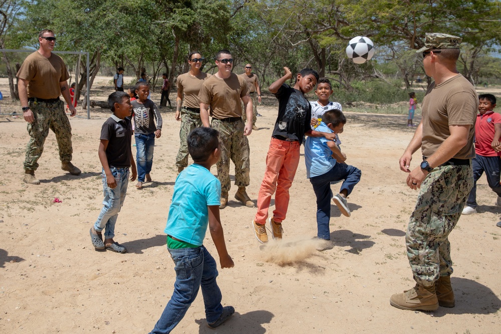 U.S. Navy Seabees Construct New School for Colombian Indigenous Tribe