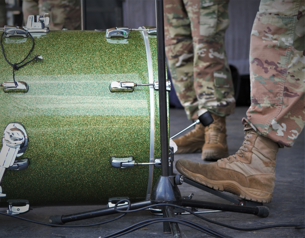 Six-String Soldiers entertain Worlds Scout Jamboree