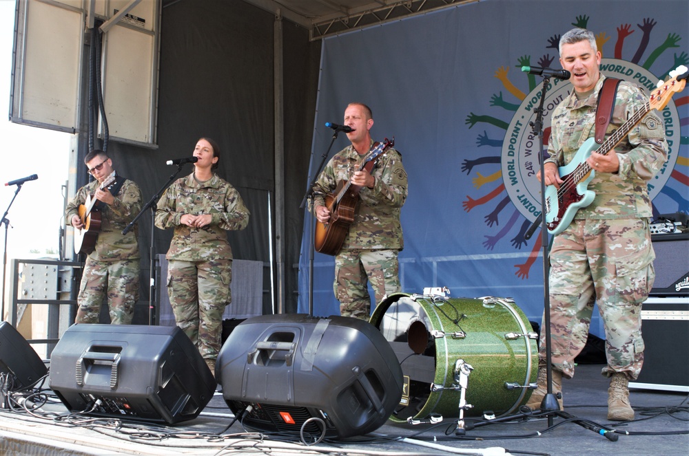 Six-String Soldiers entertain Worlds Scout Jamboree