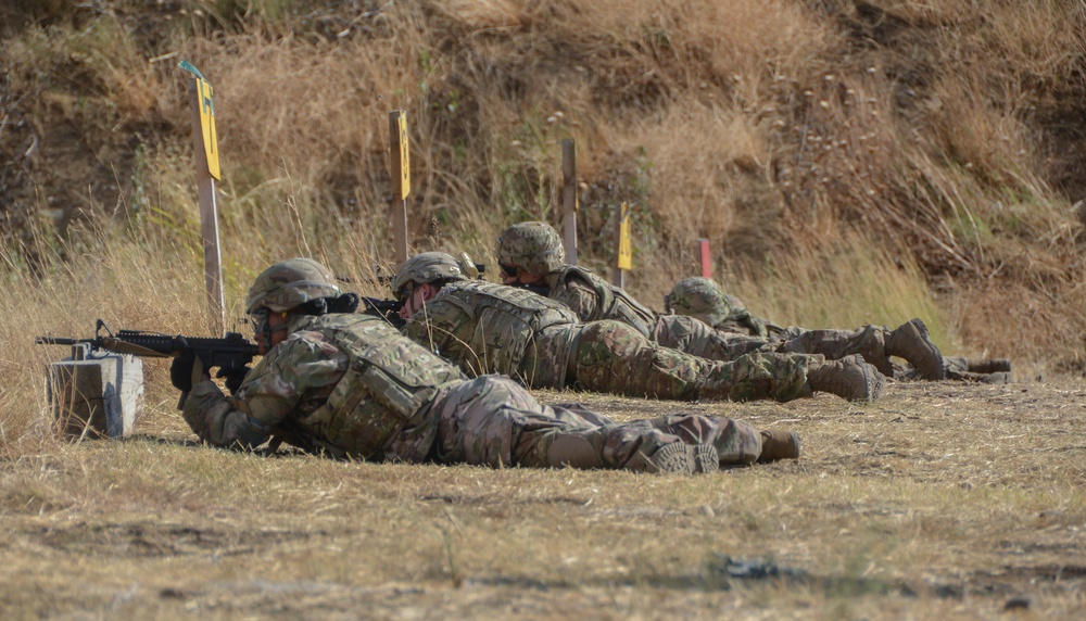 2/2CR conducts an M4 rifle zero qualification