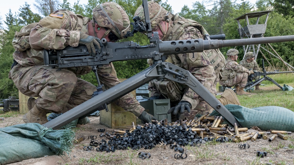 1st Battalion, 5th Field Artillery Regiment fire .50 caliber qualification