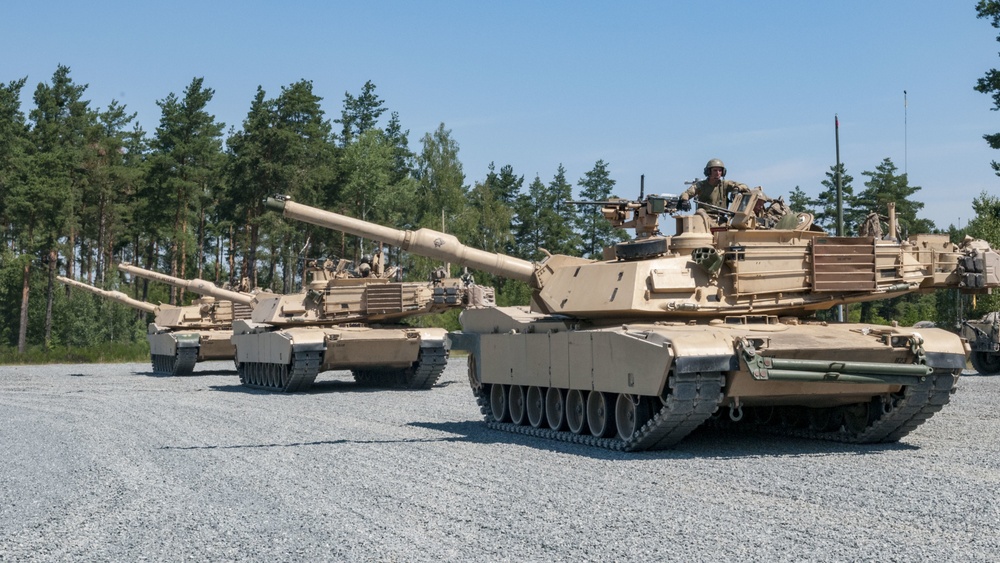 The 3rd Battalion 66th Armor Regiment and 1st Engineer Battalion of the 1st Armored Brigade Combat Team, 1st Infantry Division, conducted combined arms breach exercises