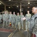 Force Master Chief Delbert Terrell Jr. visits NMCB-5
