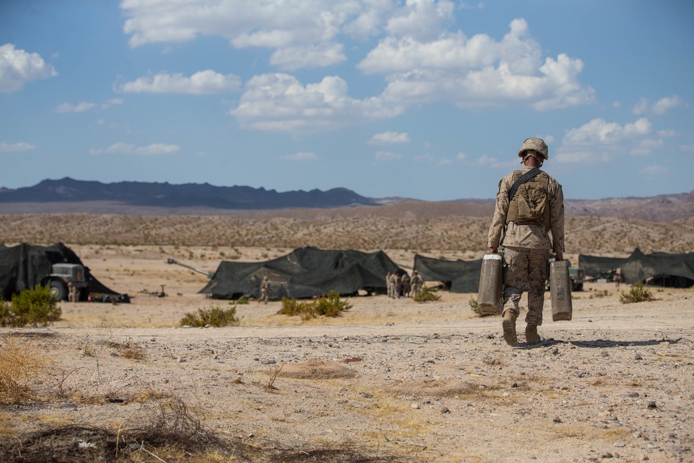 Combat Logistics Battalion 2 Resupplies 2nd Battalion, 10th Marine Regiment and 1st Tank Battalion