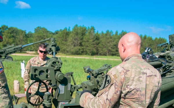 Calibrating M777