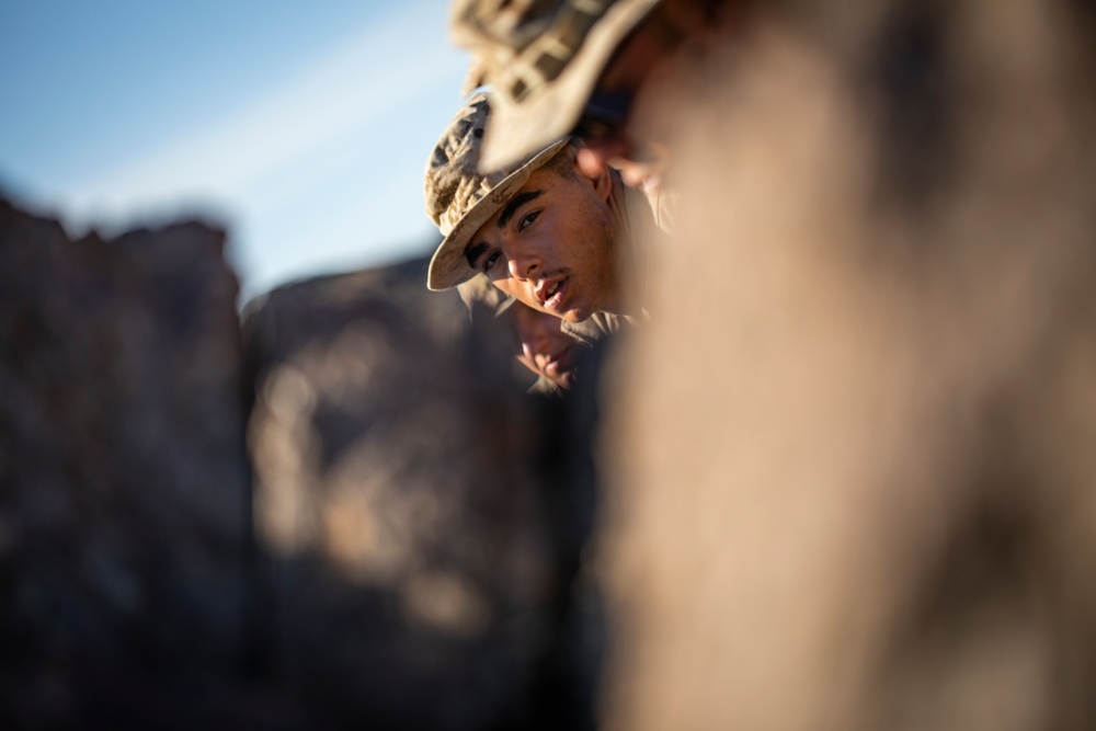 Reserve Scout Snipers Conduct Call-For-Fire Drills During ITX 5-19